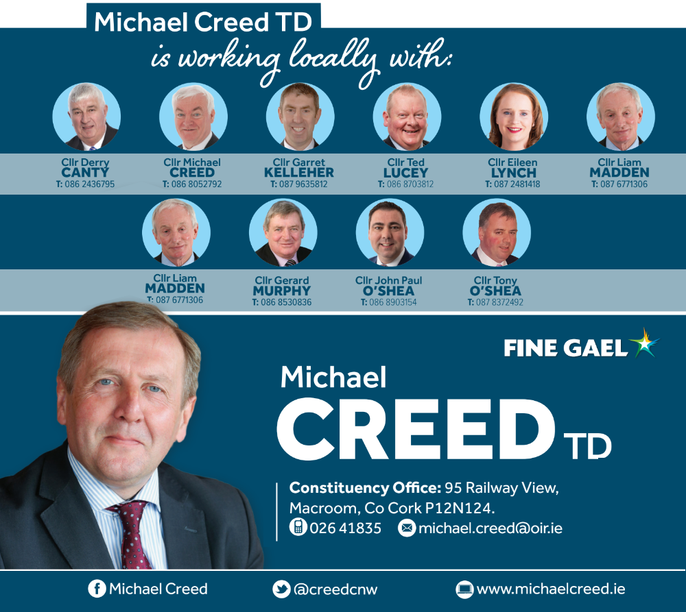 Michael Creed Fine Gael Cork North West Team