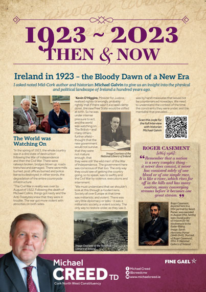 1923 - 2023 Then and Nowt Michael Creed